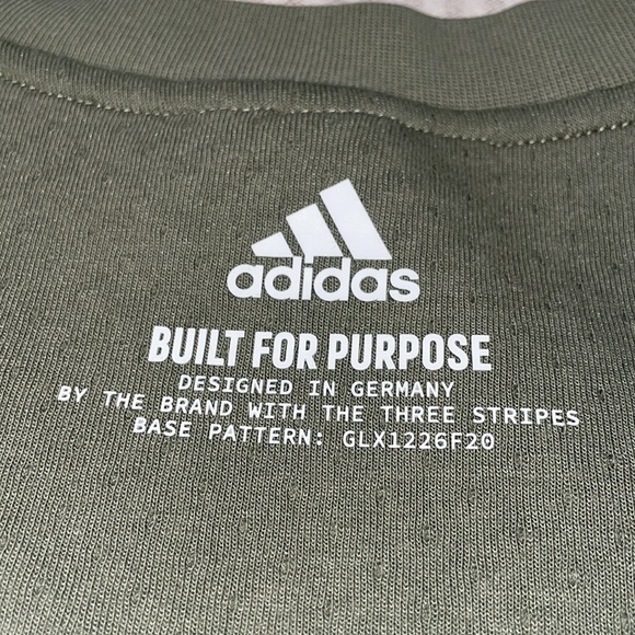 Adidas Zne Crew Men’s XXL Legend Earth / Legacy Green 1 Logo sweatshirt Like new - Picture 9 of 9